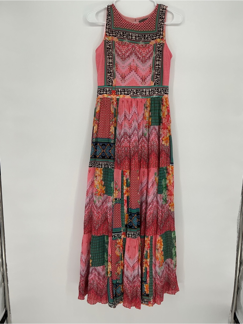 Bhanuni by Joyti Flowy Pink Beaded Maxi Dress